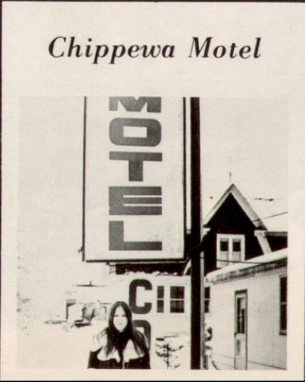 Chippewa Motel - Old Yearbook Ad (newer photo)